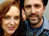 horror actor "Nathan Head" meets Stargate SG1 actor "Suanne Braun" at Wales ComicCon 2017 - Hathor